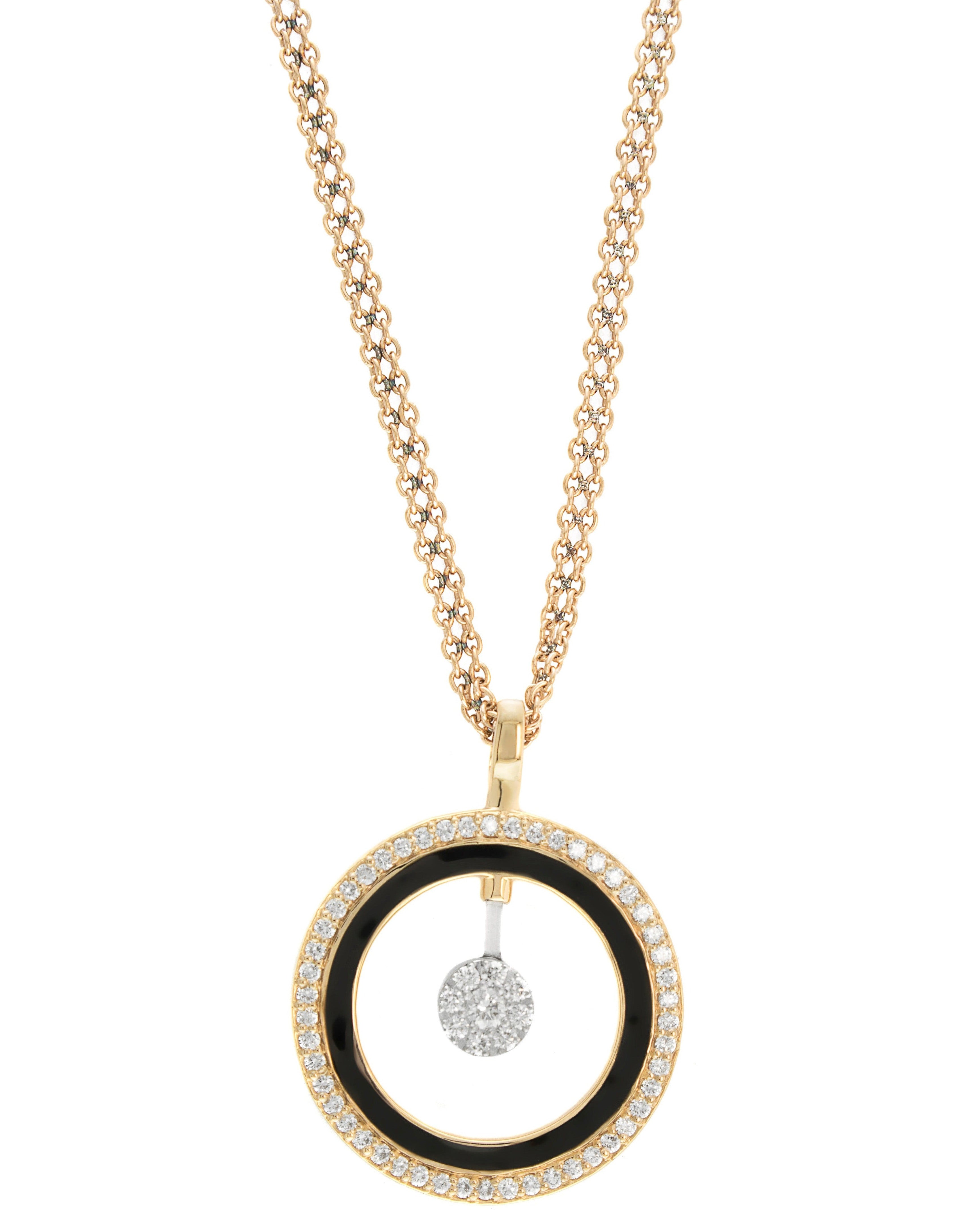 CIRCA HAND-PAINTED NECKLACE