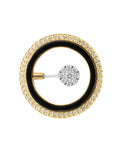 CIRCA HAND PAINTED PAVE EARRING