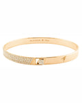 SOLID HALF PAVE DIAMOND BRACELET