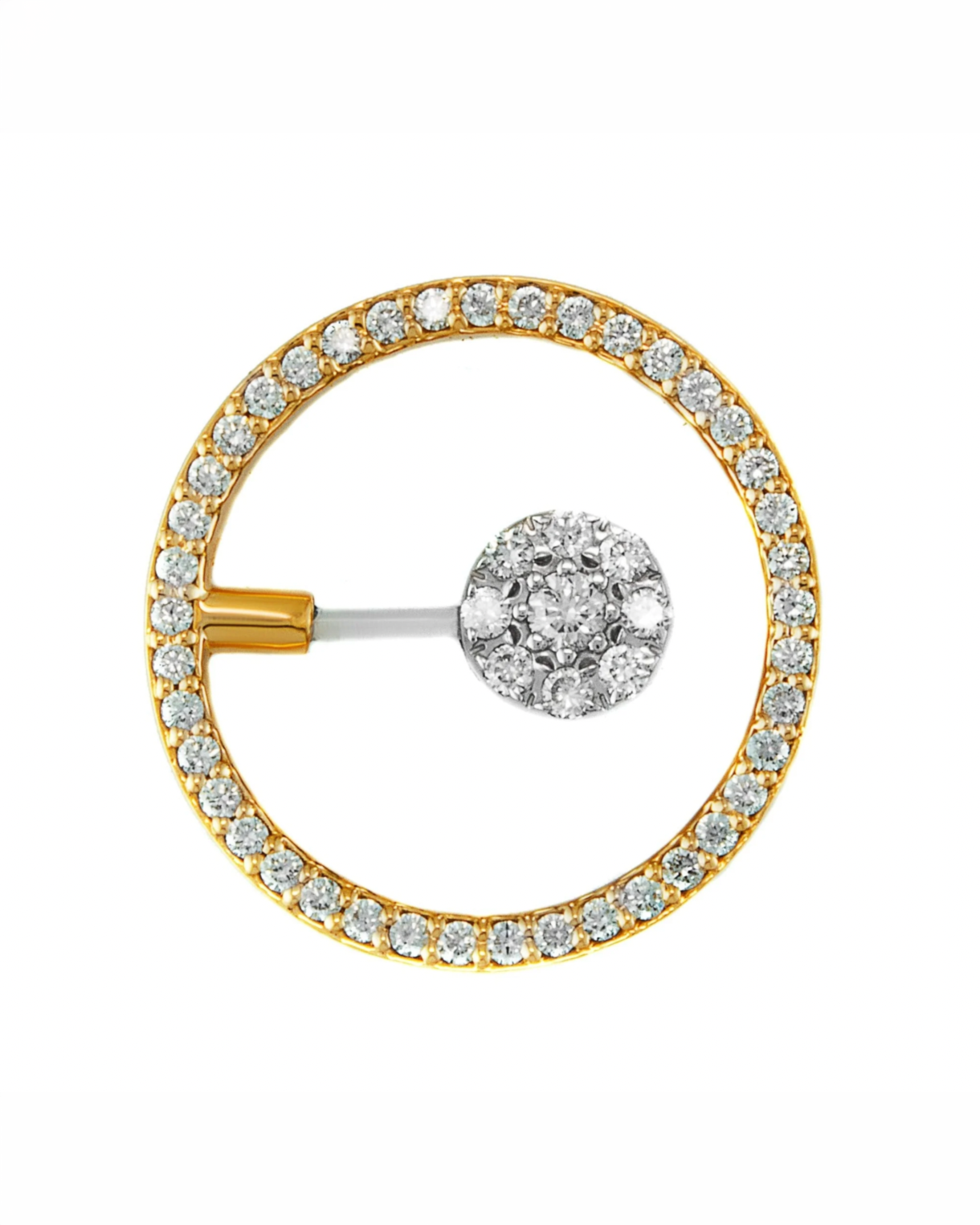 CIRCA PAVE EARRING
