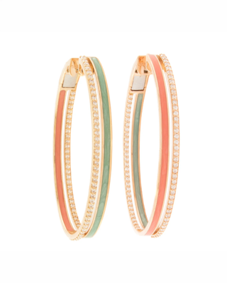 HAND-PAINTED 50MM HOOPS-S050 & S058