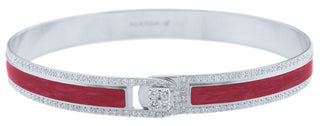 BORDER DIAMOND ENAMEL BRACELET