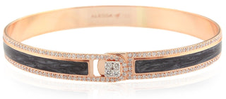 BORDER DIAMOND ENAMEL BRACELET