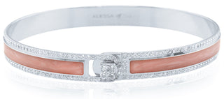 BORDER DIAMOND ENAMEL BRACELET