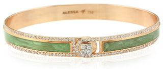 BORDER DIAMOND ENAMEL BRACELET