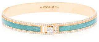 BORDER DIAMOND ENAMEL BRACELET