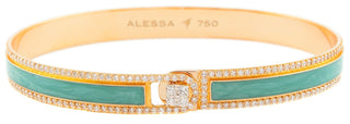 BORDER DIAMOND ENAMEL BRACELET