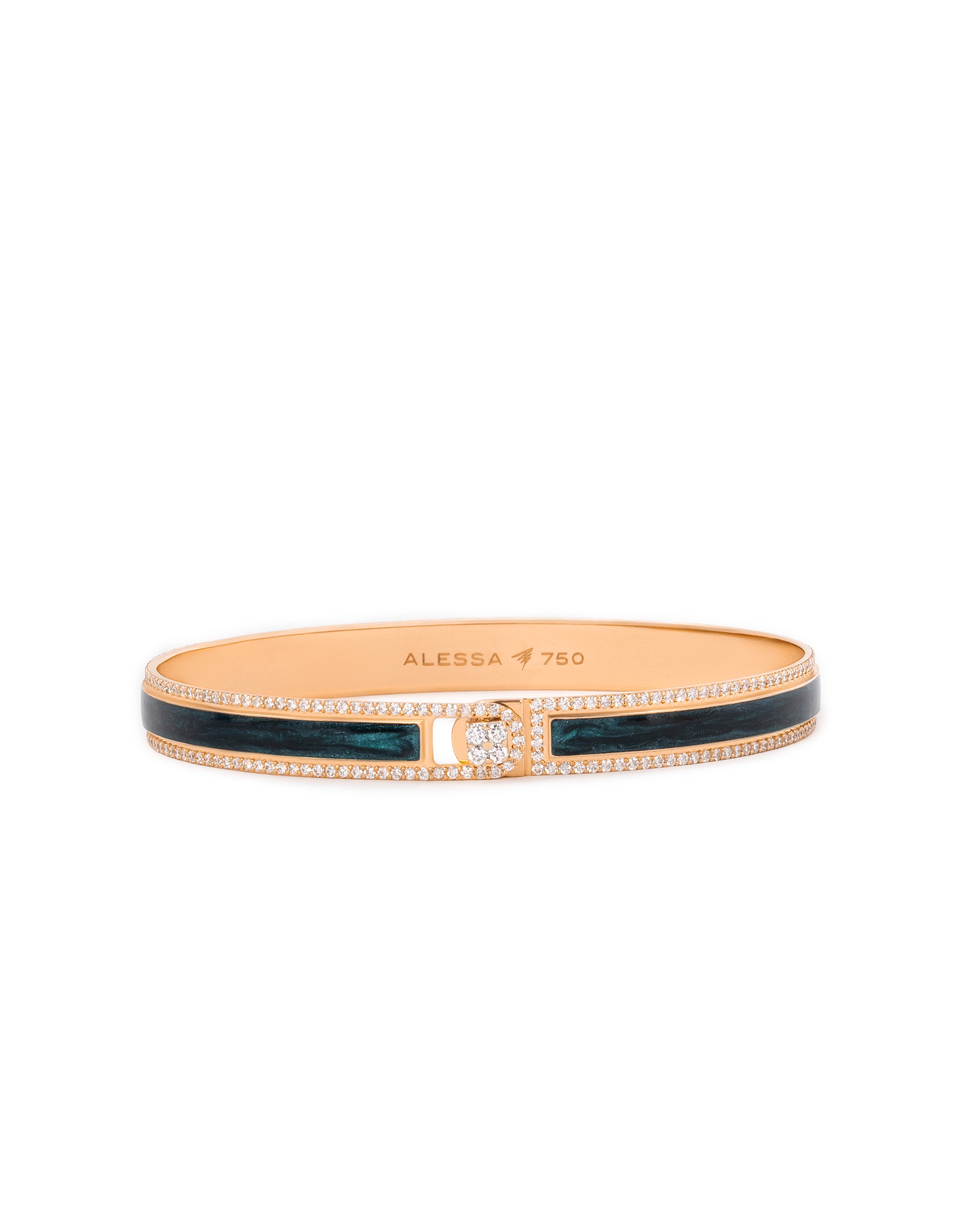 BORDER DIAMOND ENAMEL BRACELET