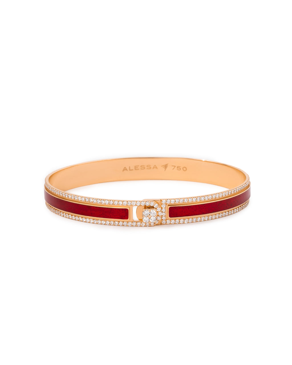 BORDER DIAMOND ENAMEL BRACELET