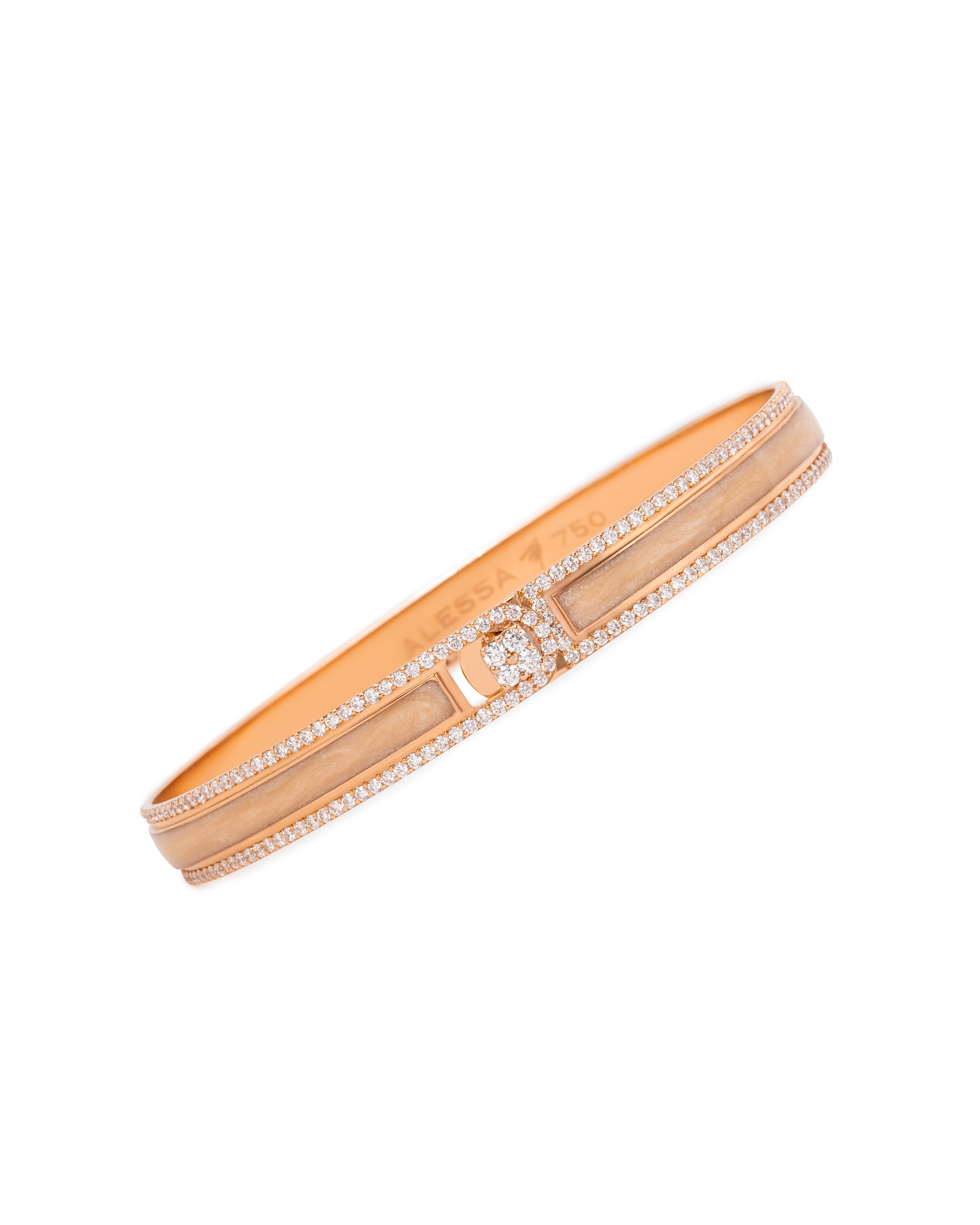BORDER DIAMOND ENAMEL BRACELET