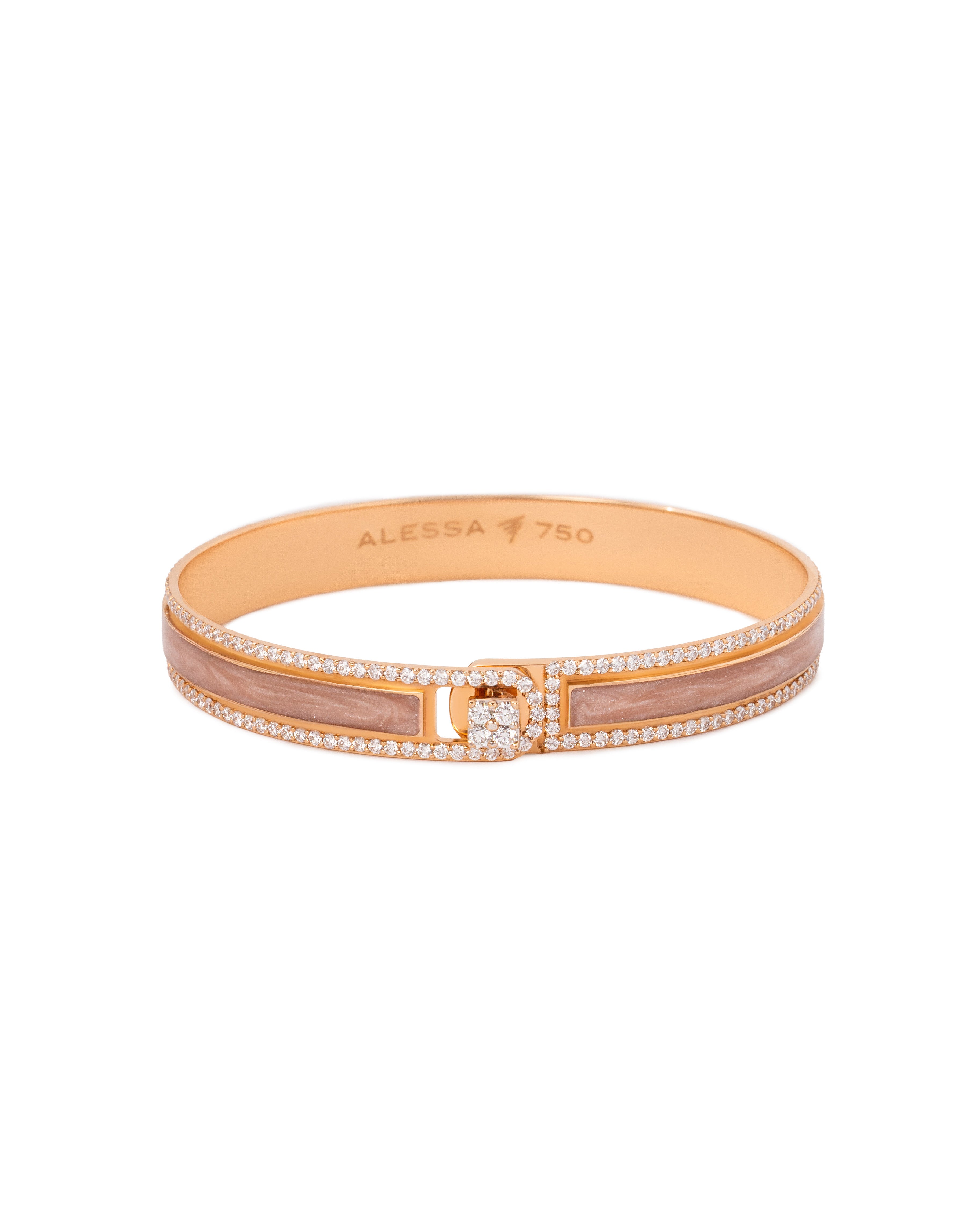 BORDER DIAMOND ENAMEL BRACELET