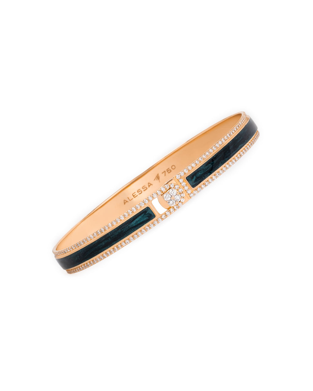 BORDER DIAMOND ENAMEL BRACELET