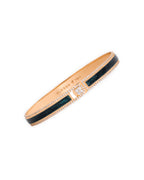 BORDER DIAMOND ENAMEL BRACELET