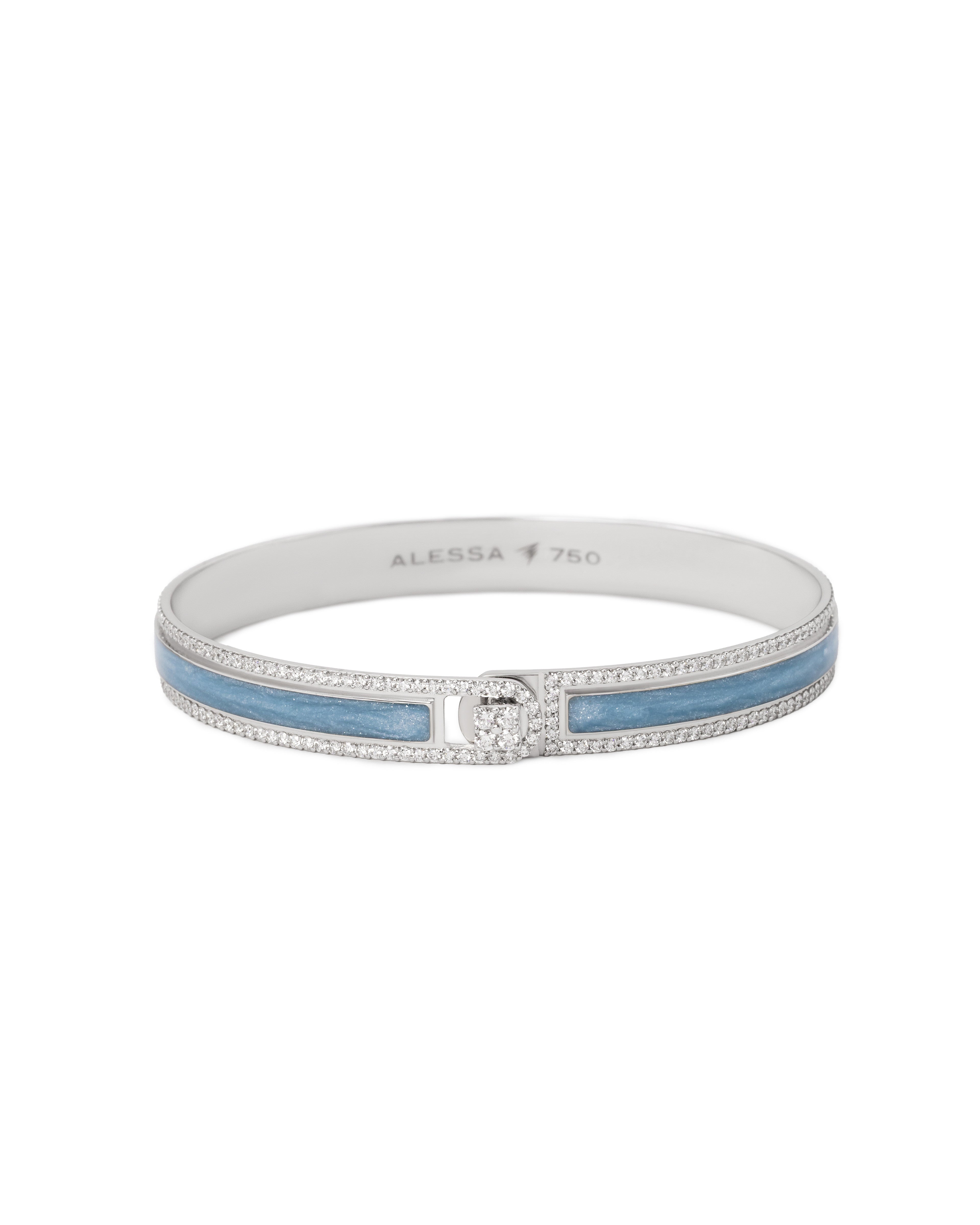 BORDER DIAMOND ENAMEL BRACELET
