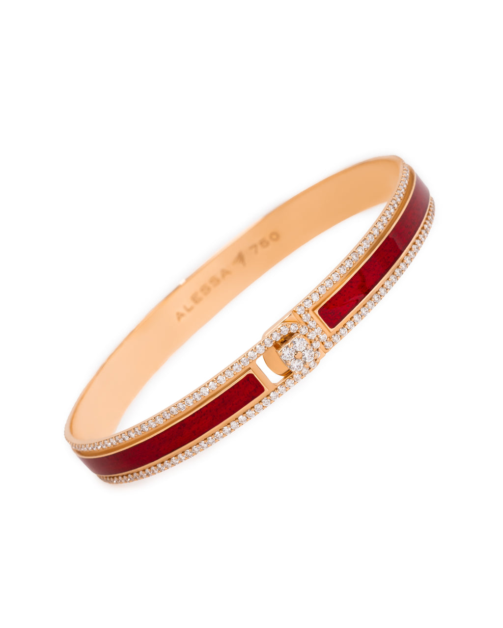 BORDER DIAMOND ENAMEL BRACELET