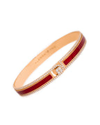 BORDER DIAMOND ENAMEL BRACELET