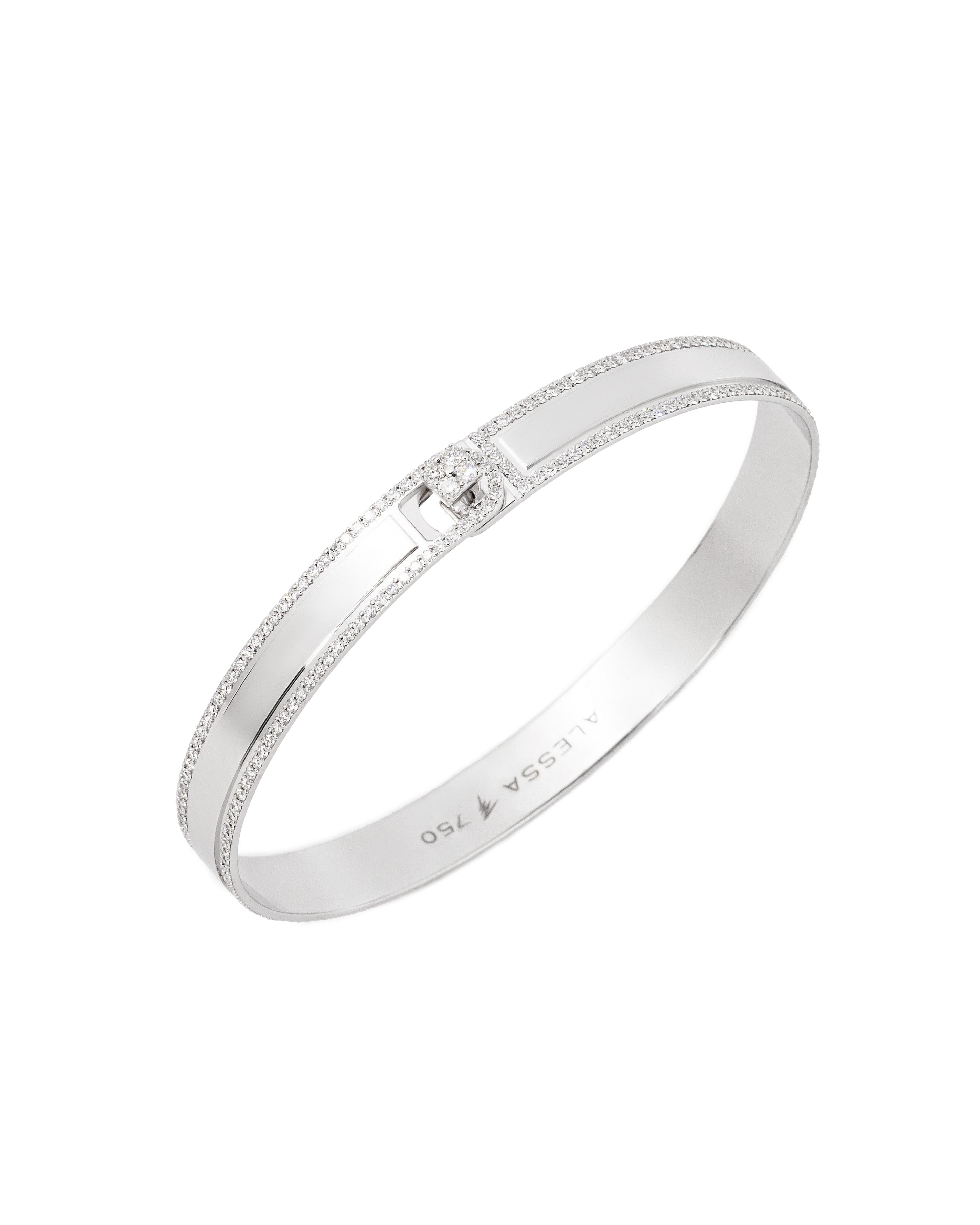 BORDER DIAMOND SOLID BRACELET
