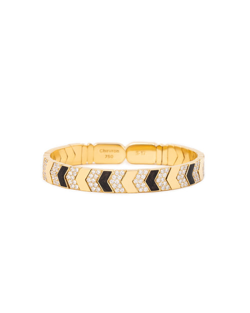 CHEVRON ENAMEL BRACELET
