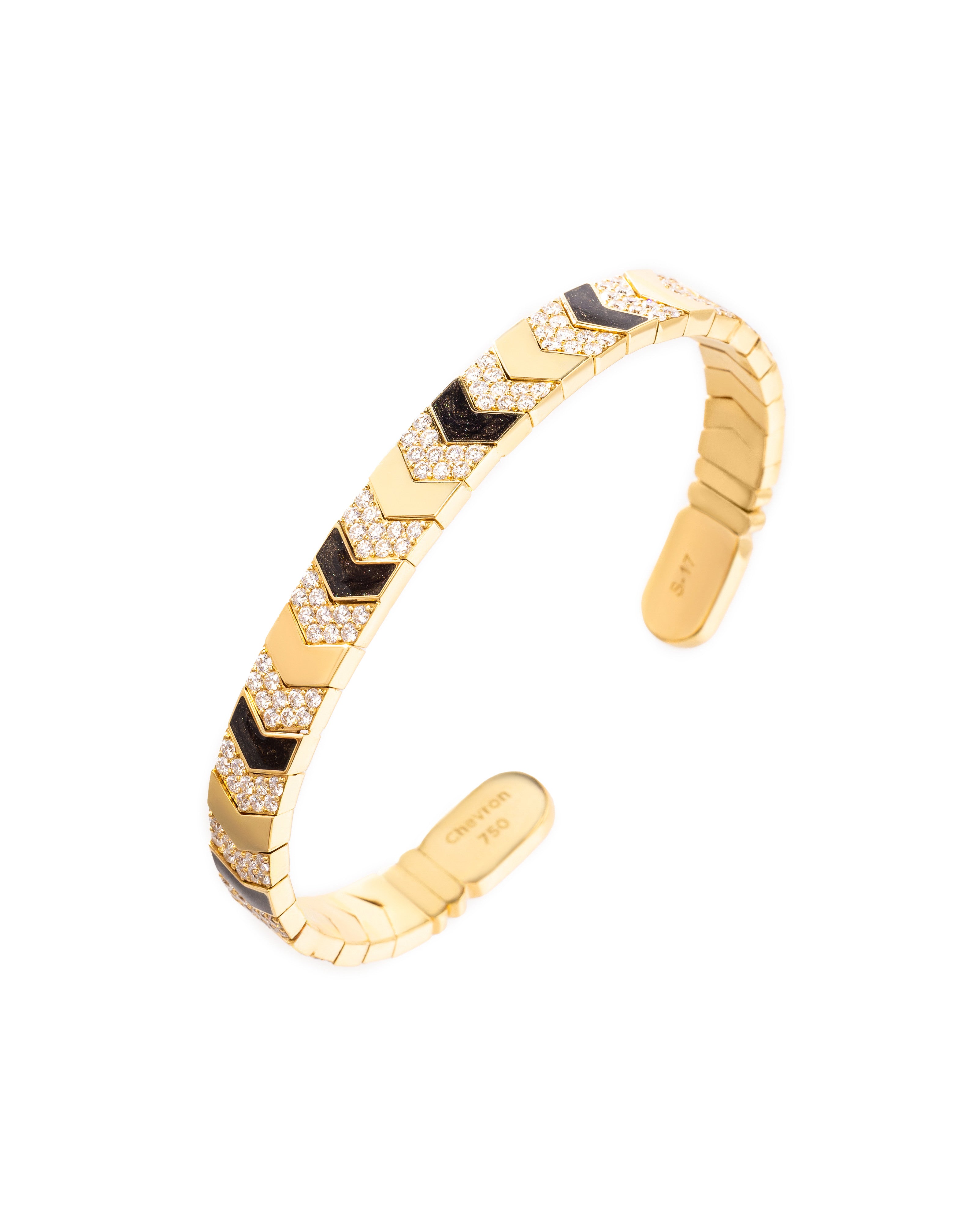 CHEVRON ENAMEL BRACELET