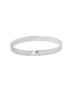 SOLID HALF PAVE DIAMOND BRACELET