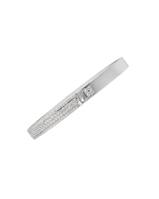 SOLID HALF PAVE DIAMOND BRACELET